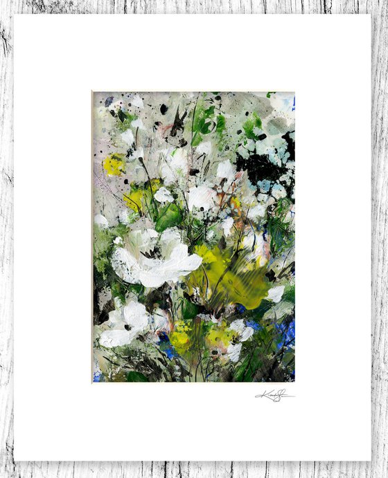 Mystic Garden 19 - Floral Painting by Kathy Morton Stanion
