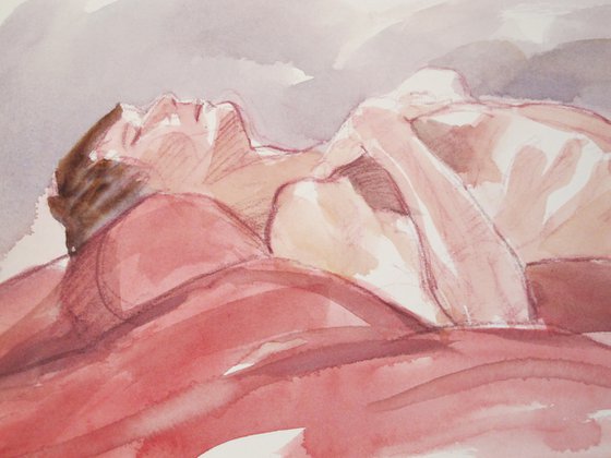 reclining male nude