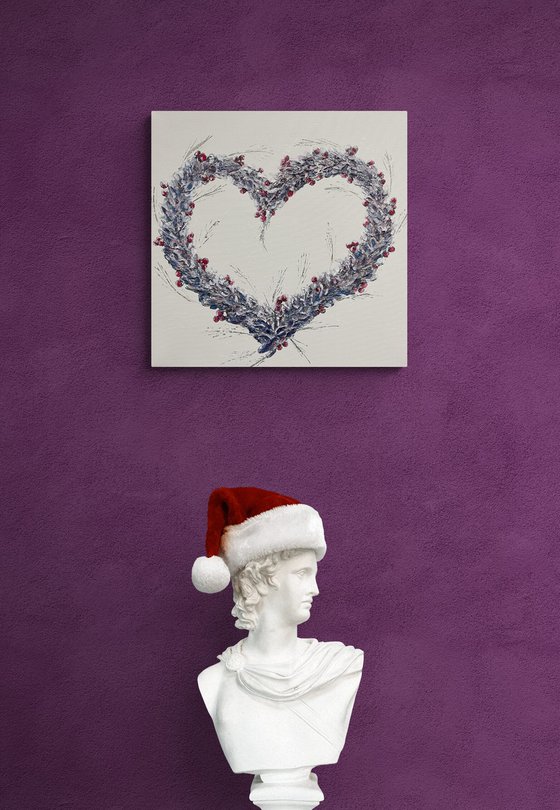 Berry Christmas (metallic mauve hues )