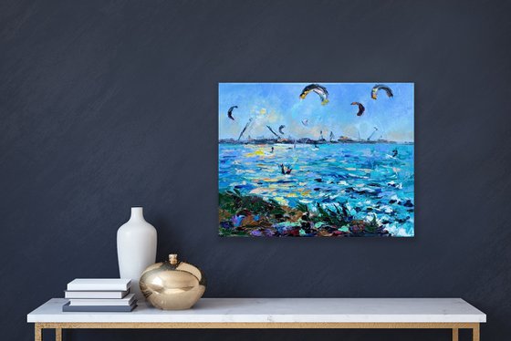 Kites over the Sea