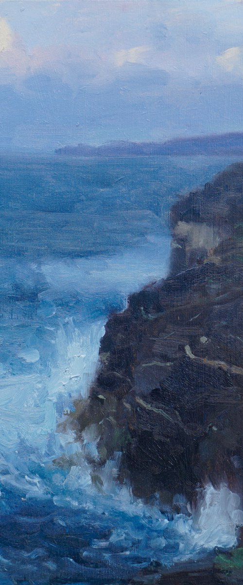 Cliffs at Boscastle, Cornwall by Alex James Long