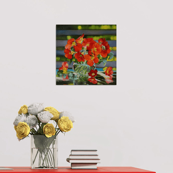 Nasturtium Flower, Sunlight