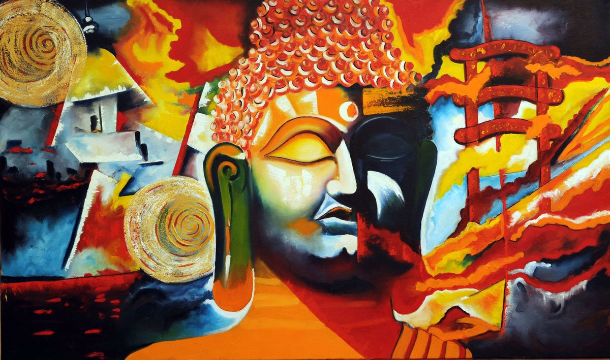 Buddha 18 by Arati Mishra