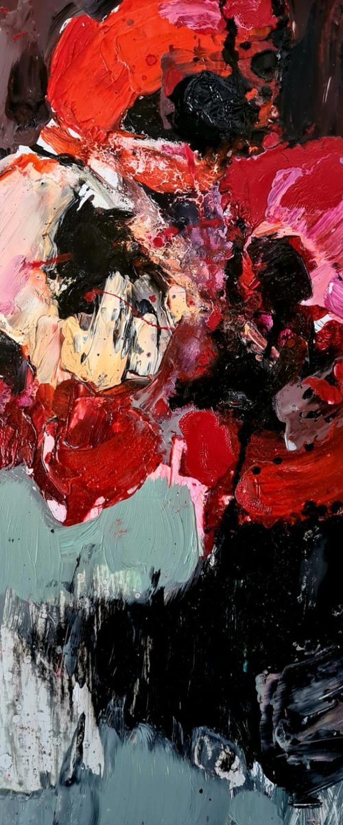 Flowers in Crimson by Mher Chatinyan