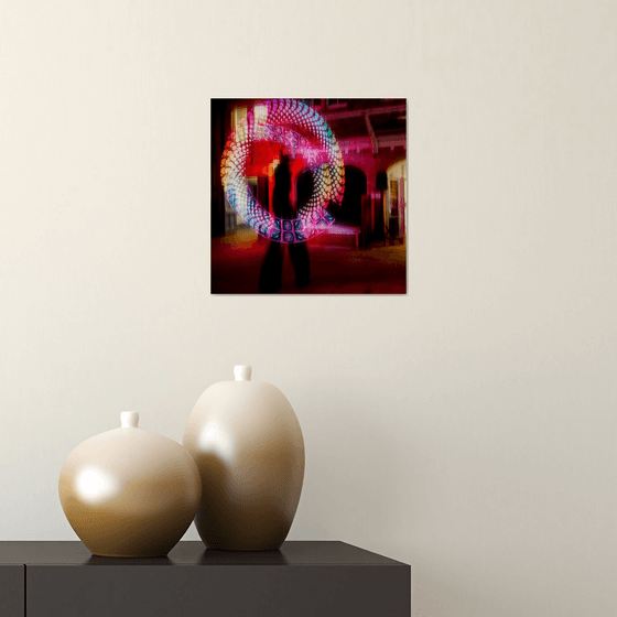 Spirals of Light Limited Edition 1/50 10x10 inch Photographic Print.