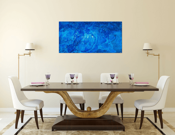 BLUE PLANET (120 x 60cm) (47.2 x 23.6") XL!!