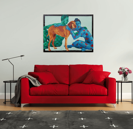 Couple and Dog 2