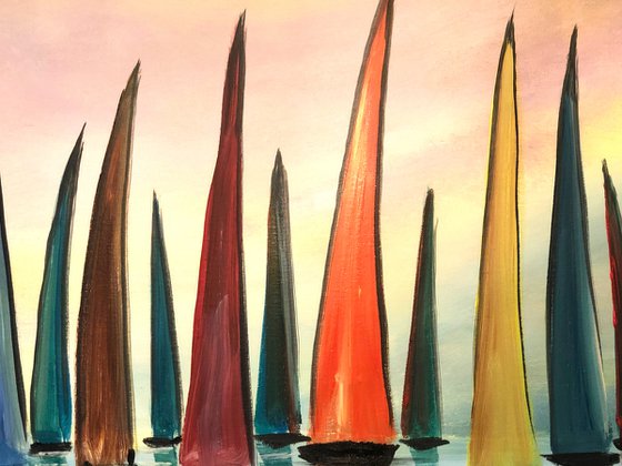 Colourful regattas