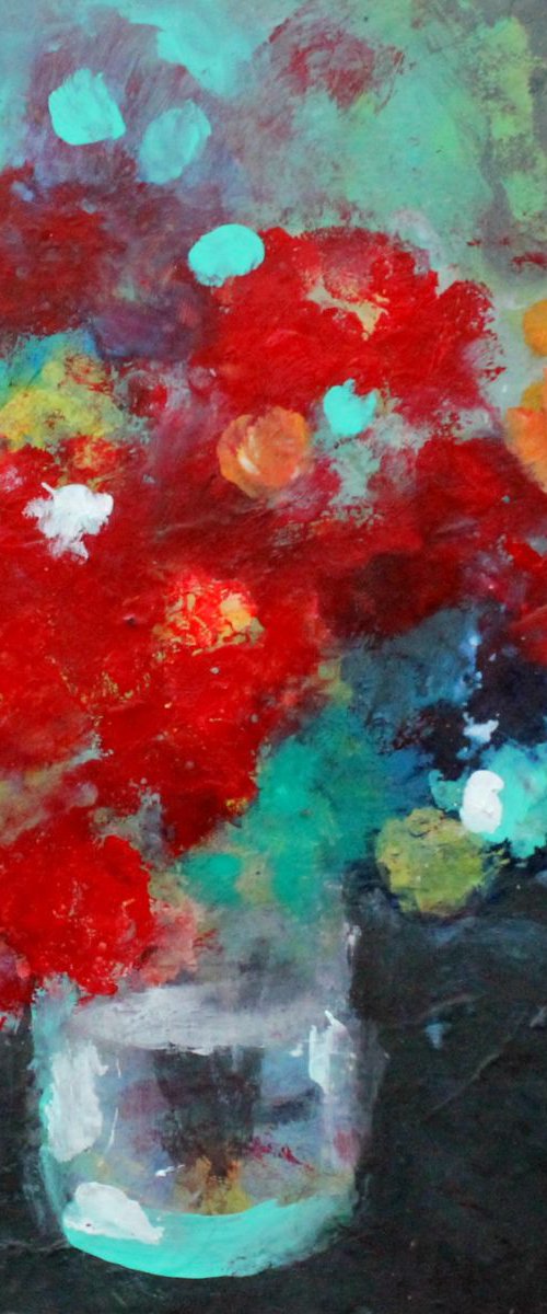 Red Flowers by Kerri McCabe