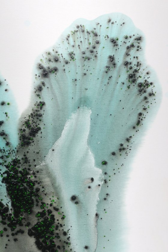 Nature 282— Abstract Organic Teal