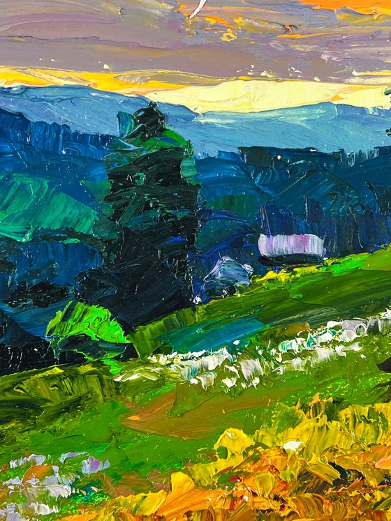 August Days in the Mountains