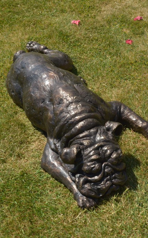 English Bulldog Foundry Bronze by Tanya Russell