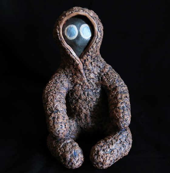 Ceramic | Small sculpture | Baby alien