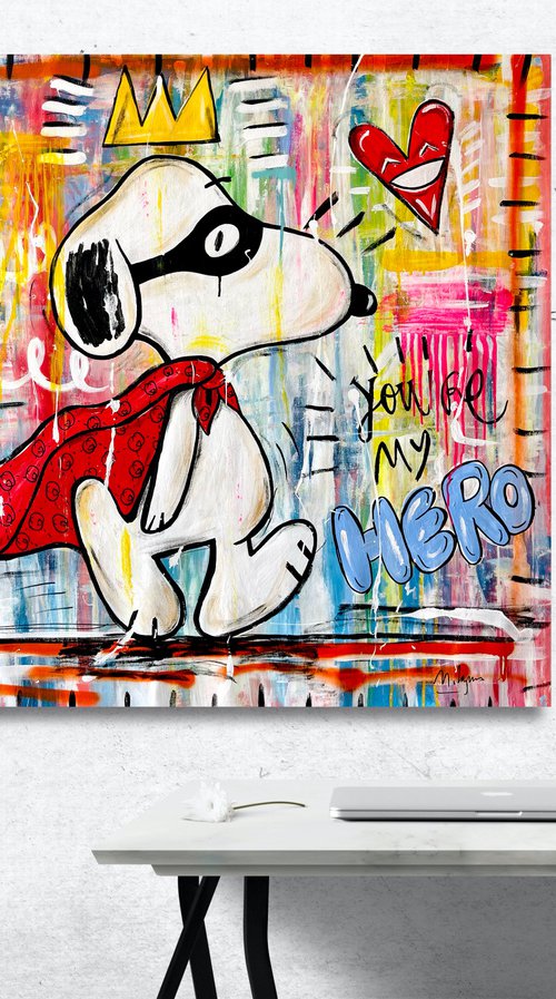 Hero Snoopy by Mercedes Lagunas