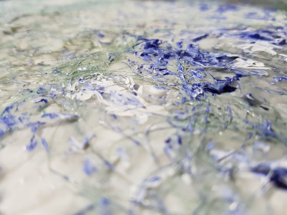 Sophia, vita mia (n.317) - 74 x 58 x 2,50 cm - ready to hang - mix media painting on stretched canvas