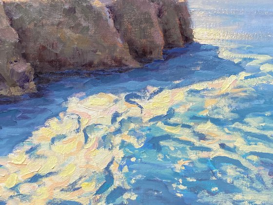 Morning Light Point Lobos Seascape