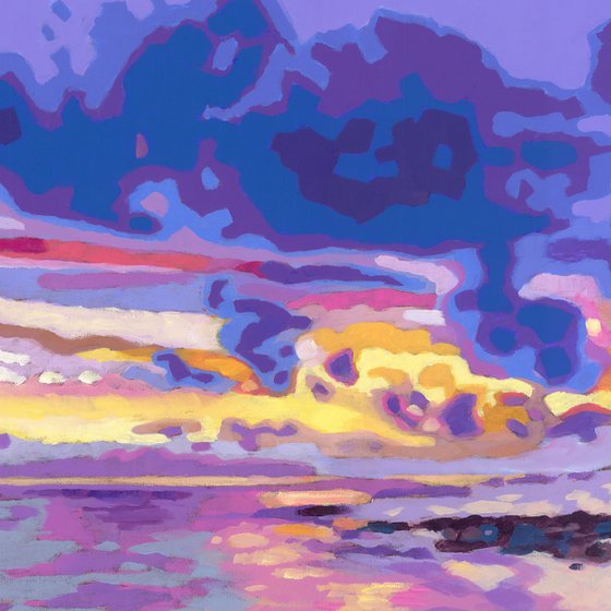 Study for Sunset in the Tropics