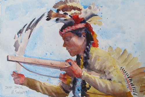 Sioux Dancer by Michael Fenton