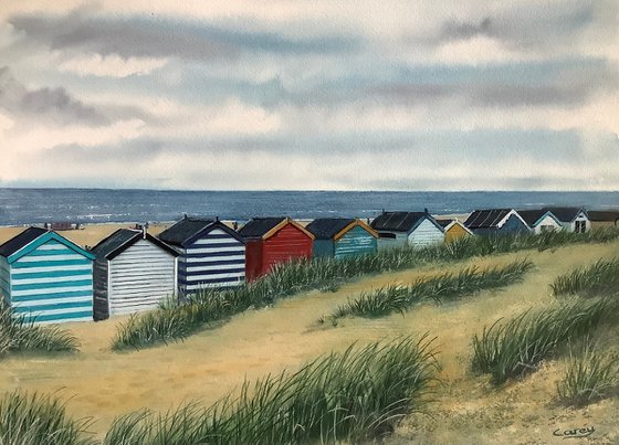 Beach huts