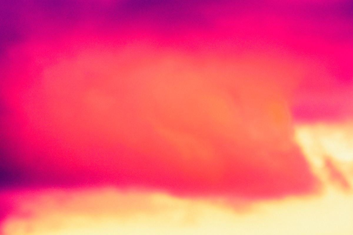 Abstract Landscape Photograph By Tal Paz-Fridman, 33 X 24", Clouds Ii A, Original Artwork