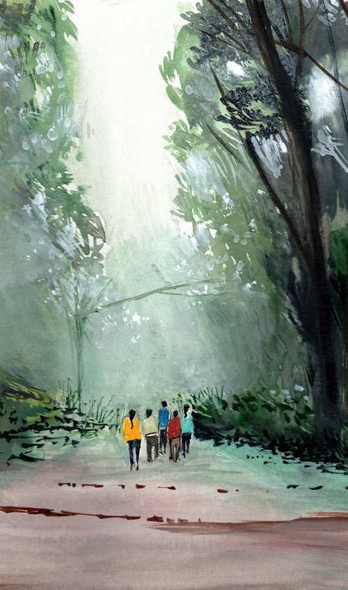 Morning Walk 2 by Anil Nene