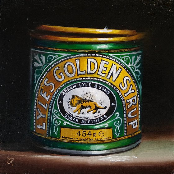 Golden syrup. still life