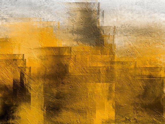 Bloques ocre/XL large original artwork