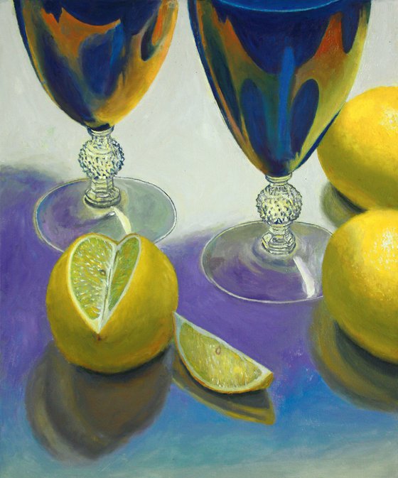 Blue Glasses and Lemons