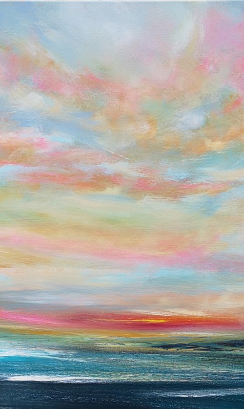 "Unity" - Cornish Seascape, Art, Skyscape by Mel Graham