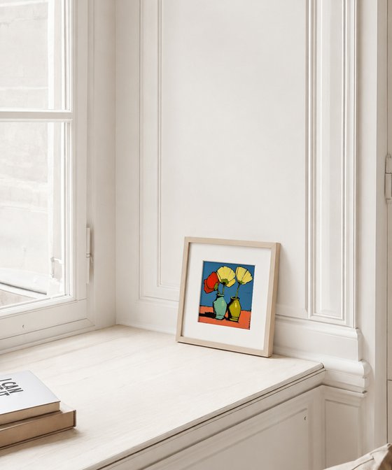 "Flowers in Vase" Original Painting