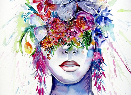 Dreaming girl