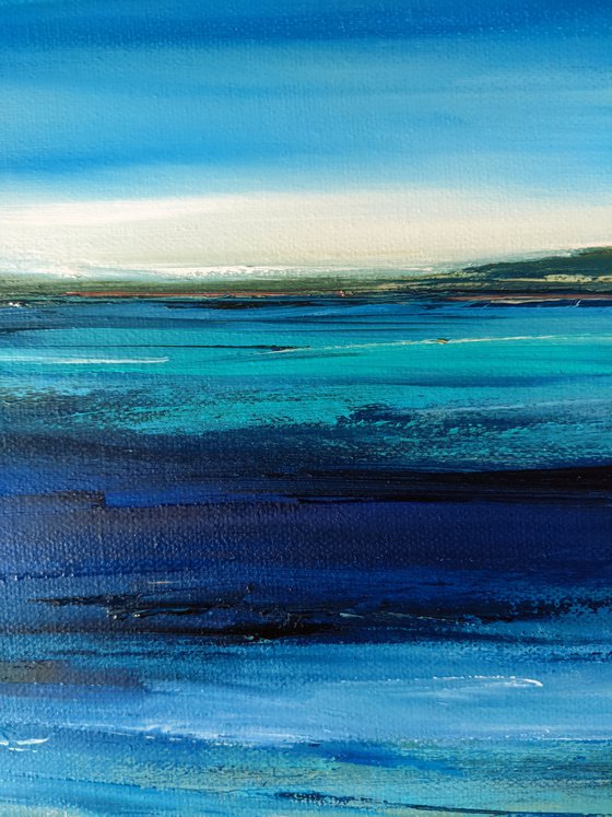 Abstract Blue Seascape