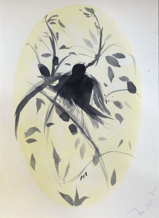 The Birds of Carros #54, 29x42 cm