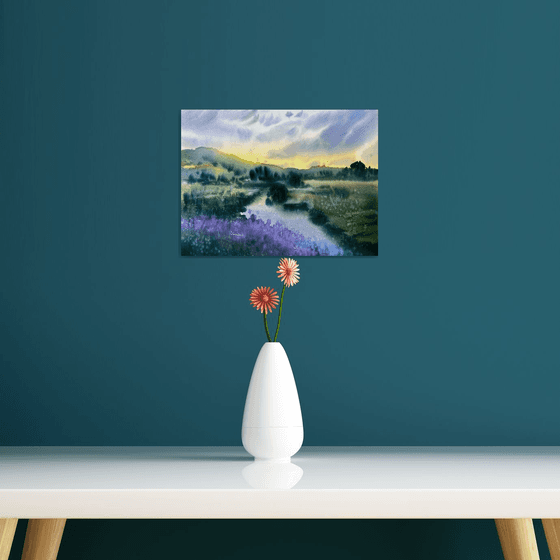 Sunset . Original artwork