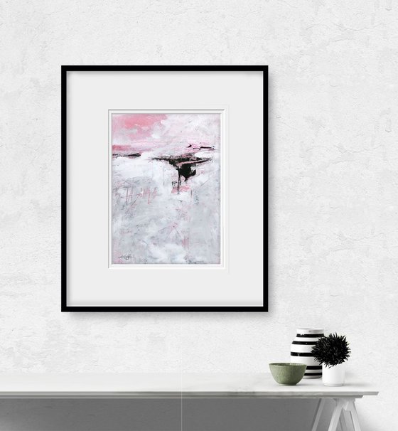 Tranquil Wandering 9 - Minimal Abstract Landscape Painting  by Kathy Morton Stanion