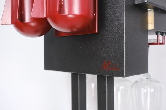 ASTROROBOOK METALLIC BLACK/BORDEAUX N2