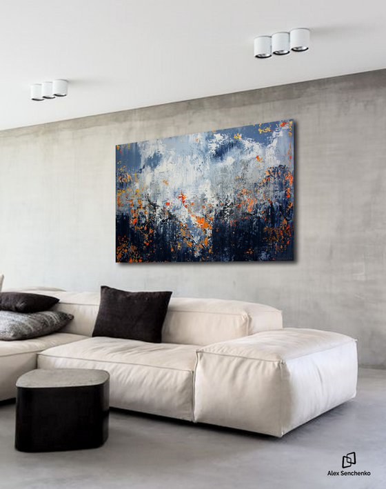 150x100cm. / abstract painting / Abstract 1140