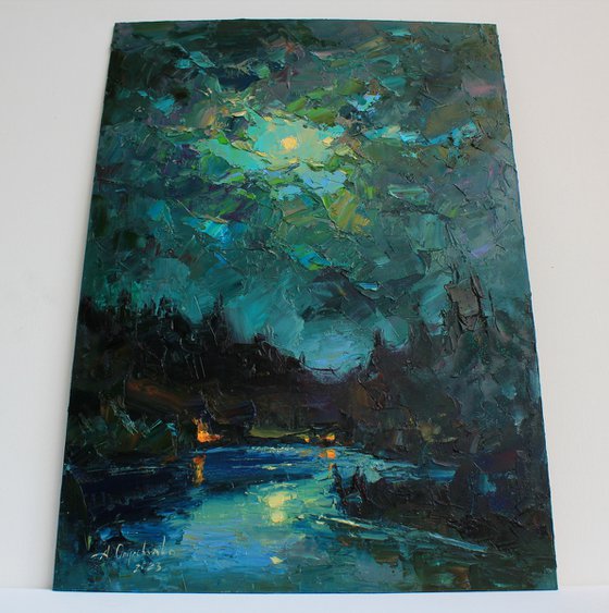 "Night in blue"