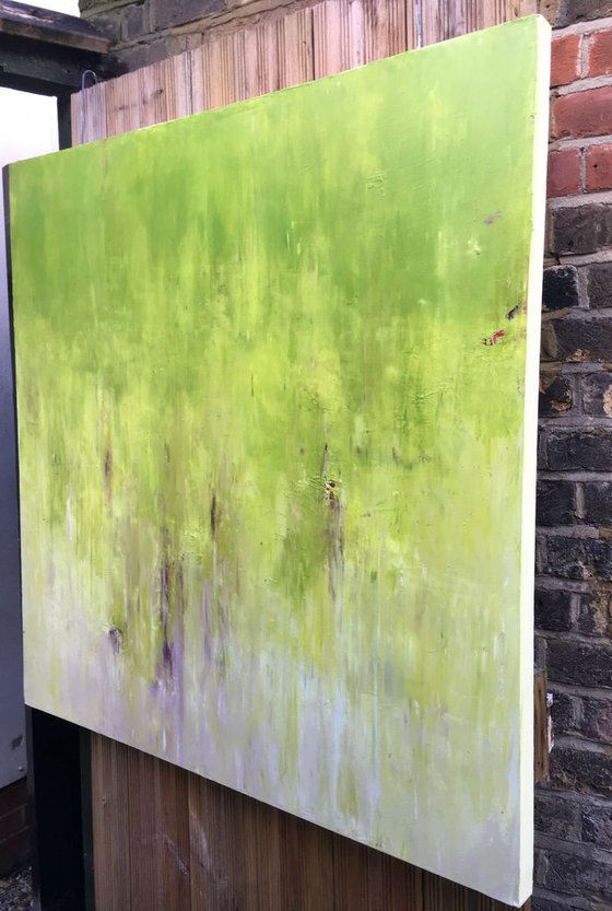 Green Light - Large oil painting