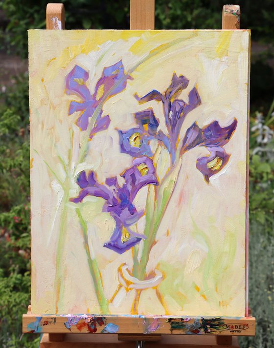 Spring Garden Flowers #1 - Elegant Irises