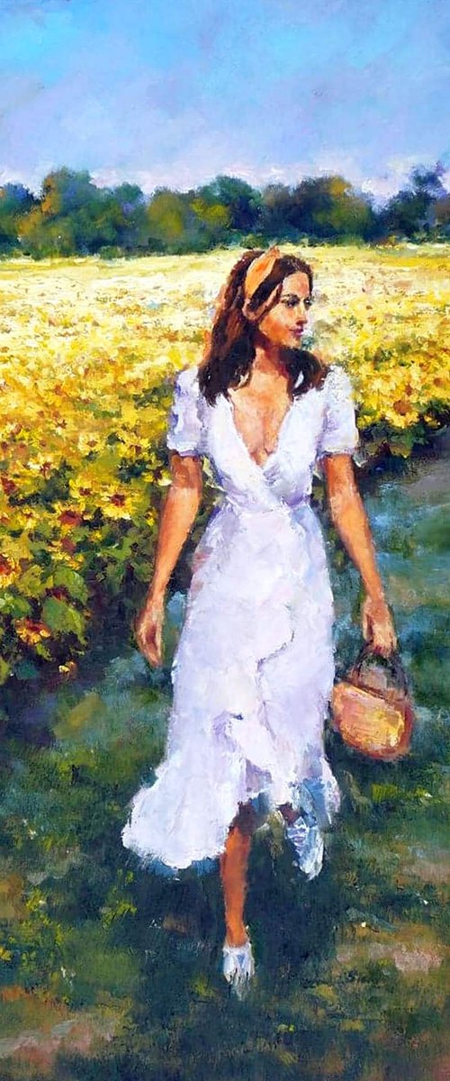 Sunflower Field by Olga Egorov