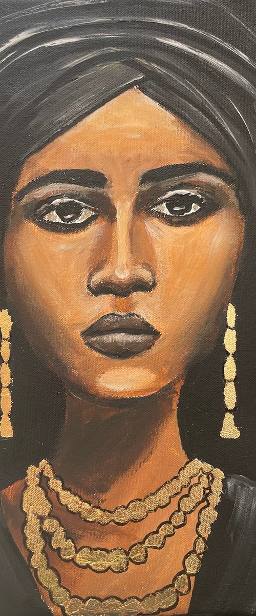 Golden Elegance by Aisha Haider