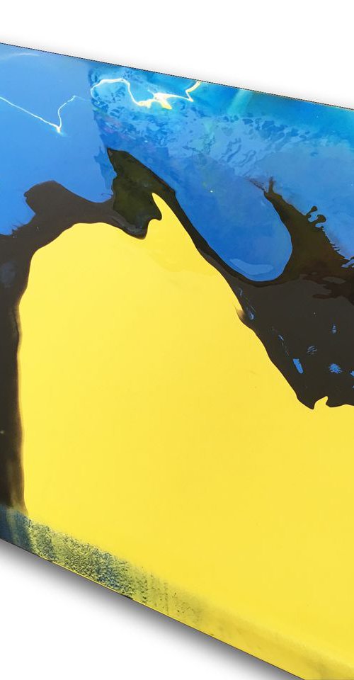 "Immersion" - FREE SHIPPING to the USA - Original Abstract PMS Acrylic Painting, 20 x 16 inches by Preston M. Smith (PMS)