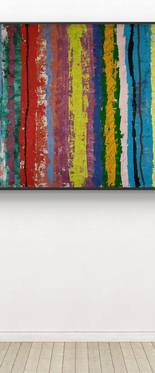 Visual Resonance of Colour Soundwaves/07 by Kristina Markauskaite