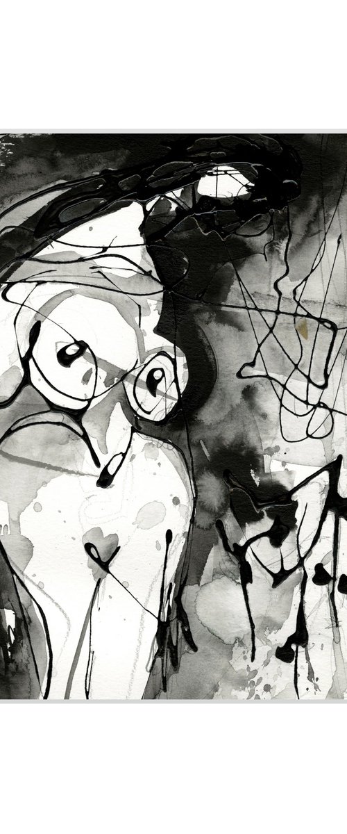 Doodle Nude 2 by Kathy Morton Stanion