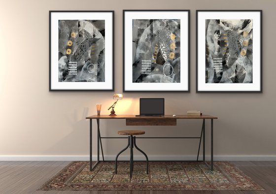 Visual Poetry (Triptych)