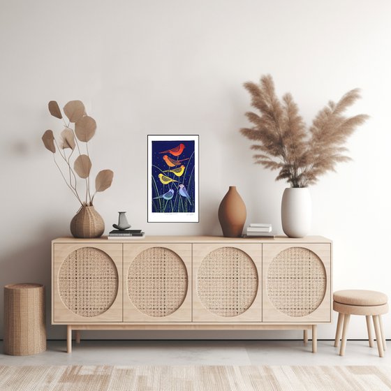 Rainbow birds no 5