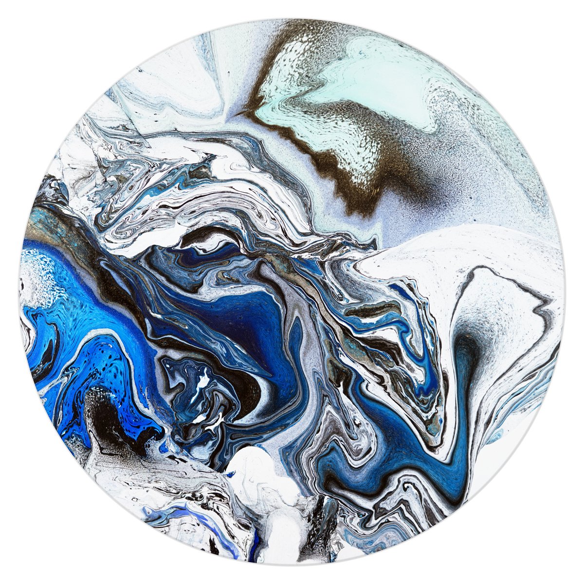 Abstract Oil Painting By Fintan Whelan, 30 X 30, Embody, Original Artwork