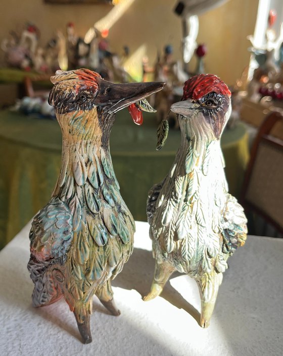 Pair of Woodpeckers