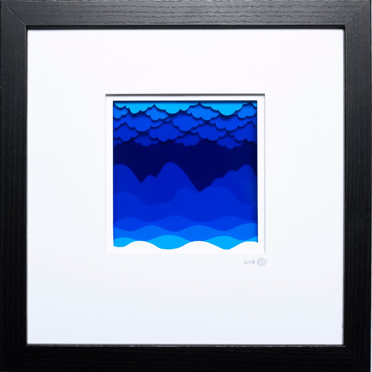 Landscape Sculpture By Olga Skorokhod, 10 X 10", Pacific Northwest, Original Artwork